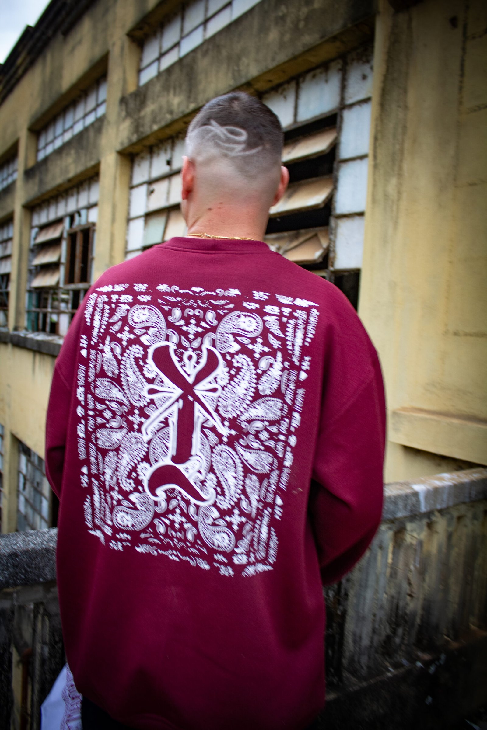 Moletom Careca Caxemira - Bordô - Imagem 5