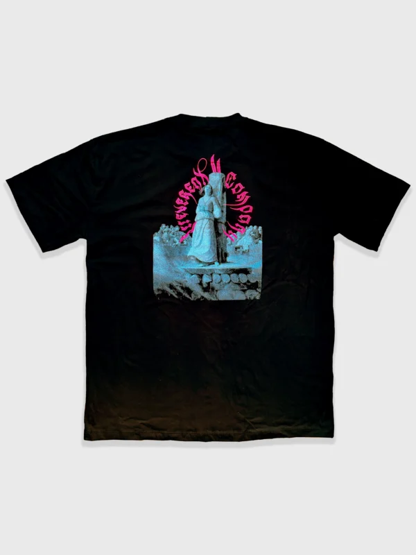 Camiseta Oversized Preta - Joana d'Arc